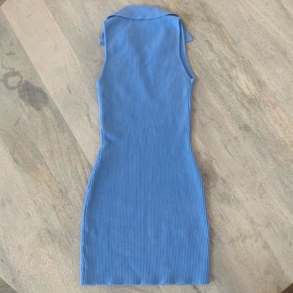 House of Harlow blue collared dress size XS - Picture 2 of 4